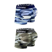 Camouflage Mesh Boxer Shorts with Cushion image 18