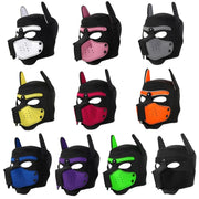 Padded Rubber Full Head Puppy Mask image 5