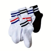 Vintage Two-Stripe Ankle Socks image 5