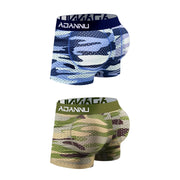 Camouflage Mesh Boxer Shorts with Cushion image 20