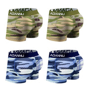 Camouflage Mesh Boxer Shorts with Cushion image 13