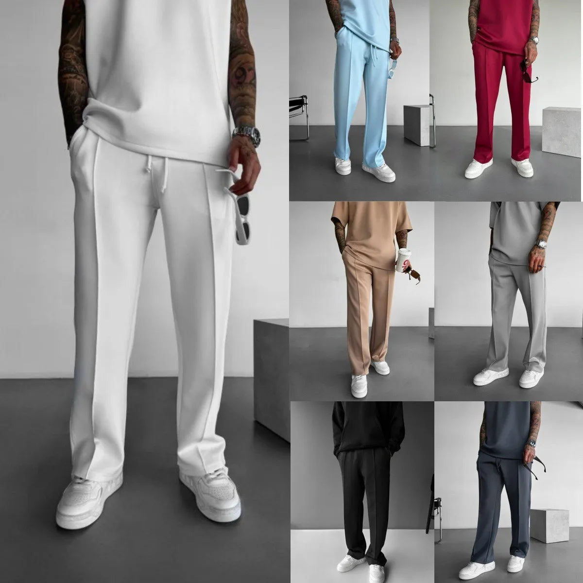 Elastic Waist Jogger Pants image 0