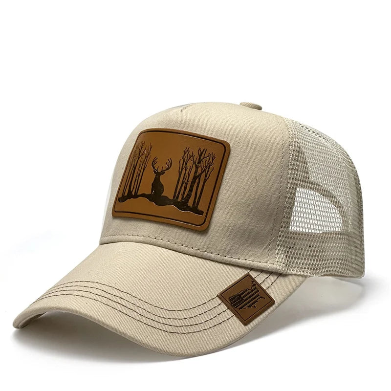 Genuine Leather Baseball Cap image 8