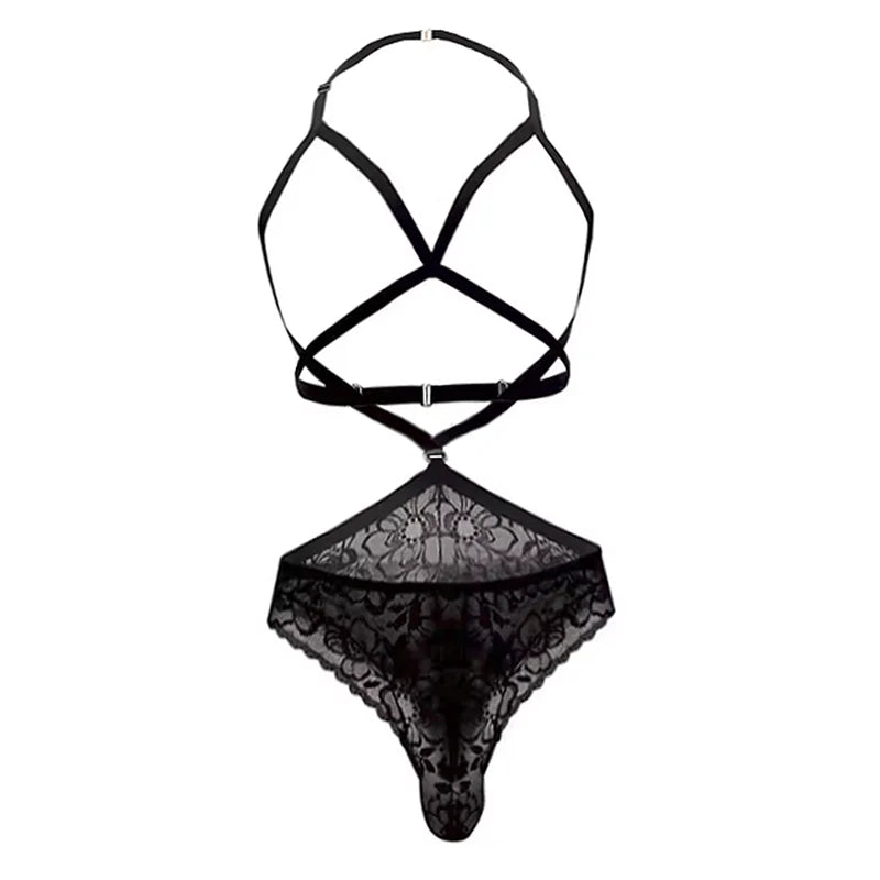 Lace Bodysuit Crossdresser Teddy image 6