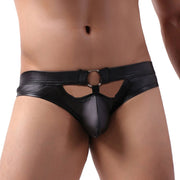 Bold Faux Leather Jockstrap image 5