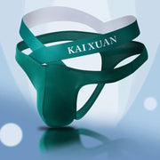 Men's Underwear Sexy Jockstrap Pouch Cuecas Man Ice Silk Panties Thongs Bikini Underpants