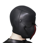 Leather Eagle Beak Hood Mask image 0
