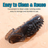 Reusable Textured Penis Sleeve Cover image 3