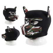 Unisex Latex Full Face Puppy Hood image 2