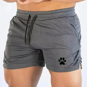 Expressive Paw Print Casual Shorts image 7