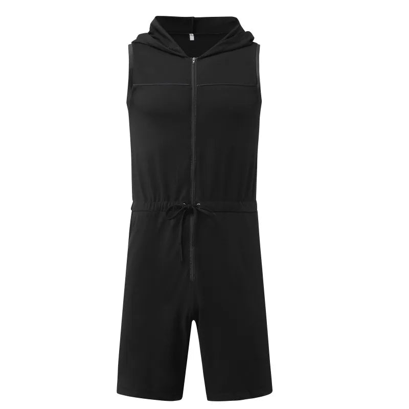 Short Zipper Sleeveless Bodysuit image 10