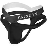 Men's Underwear Sexy Jockstrap Pouch Cuecas Man Ice Silk Panties Thongs Bikini Underpants