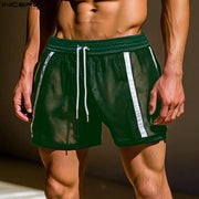 Daring Sheer Mesh Lounge Shorts image 2