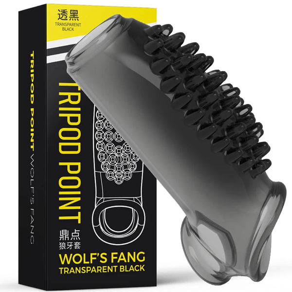 Reusable Textured Penis Sleeve Cover