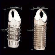 Reusable Textured Penis Sleeve Enhancer image 4