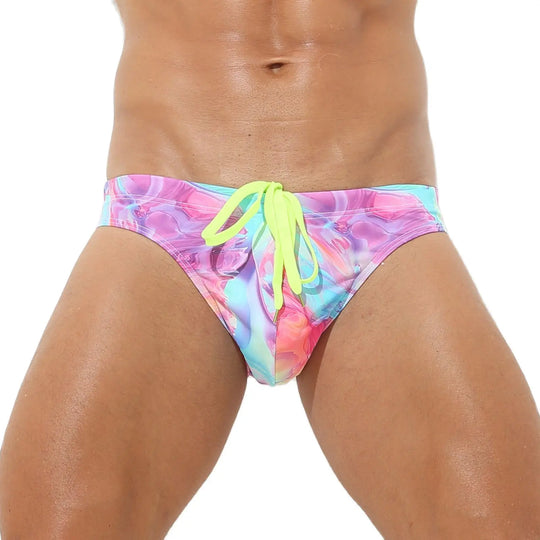 Printed Swim Briefs image 0