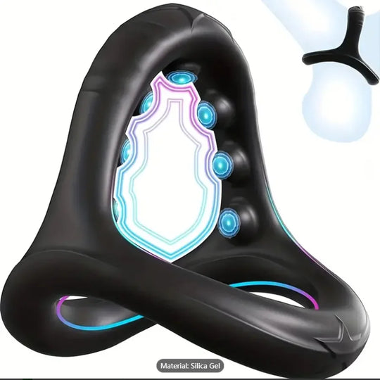 Triangular Silicone Penis Ring image 0