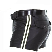 Men's Edgy PU Leather Shorts image 14