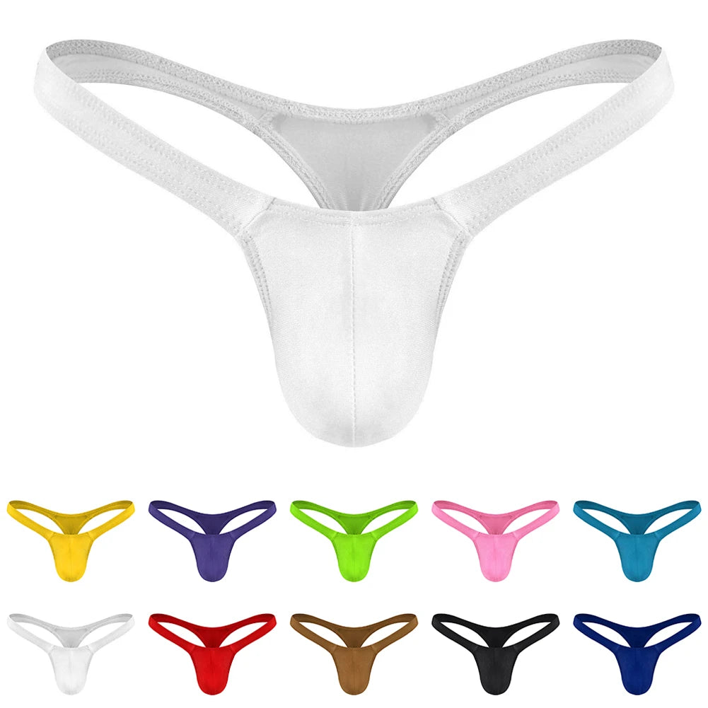 Low-Rise T-Back Thong with Pouch image 0