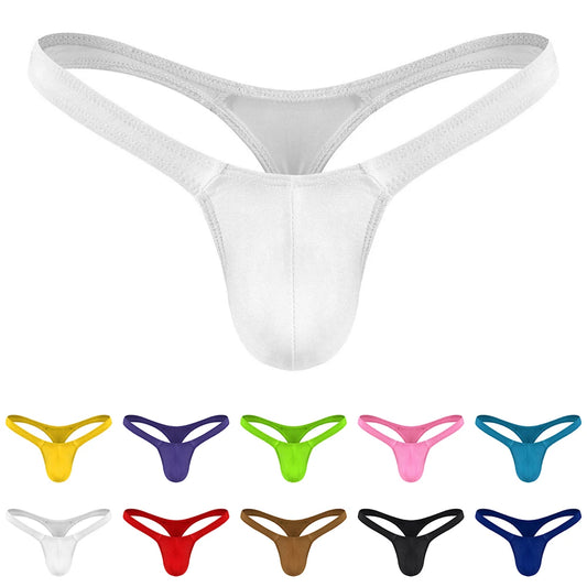 Low-Rise T-Back Thong with Pouch image 0