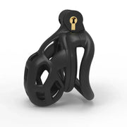 Male Chastity Cage with Lock Rings image 12