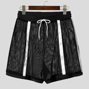 Daring Sheer Mesh Lounge Shorts image 6