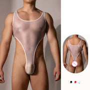 Elastic Shiny High Cut Bodysuit image 11