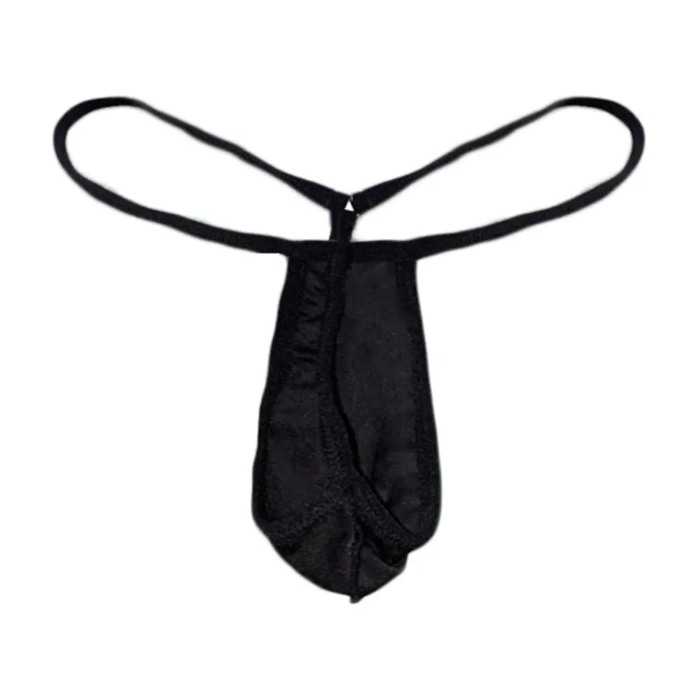 Men Sexy G-String Thong Stretchy Breathing Pouch Bulge T-Back Jockstrap Underwear Swimsuit Soft Casual Erotic Men's Thongs