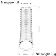 Silicone Stretcher Extender Sleeve Condom image 7
