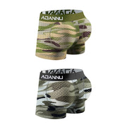 Camouflage Mesh Boxer Shorts with Cushion image 21