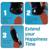 Reusable Textured Penis Sleeve Cover image 8