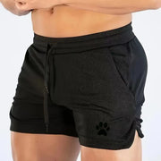 Expressive Paw Print Casual Shorts image 11
