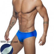 Shiny Triangle Swim Trunks image 6