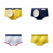 Sexy Mesh Boxer Shorts with Push-Up Pad image 1