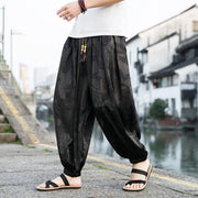 Silk Wide Leg Casual Trousers image 4