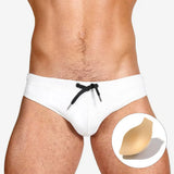 Low-Rise Solid Swim Briefs image 21