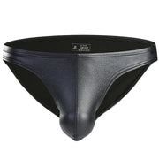 Men's Faux Leather Pouch Briefs image 9