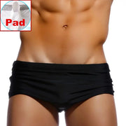 Vibrant Lozenge Print Swim Briefs image 17