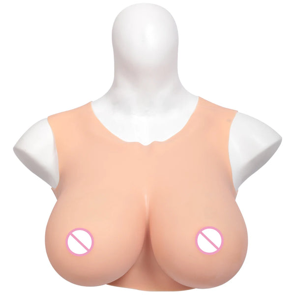 Full-Coverage Round-Neck Breast Forms