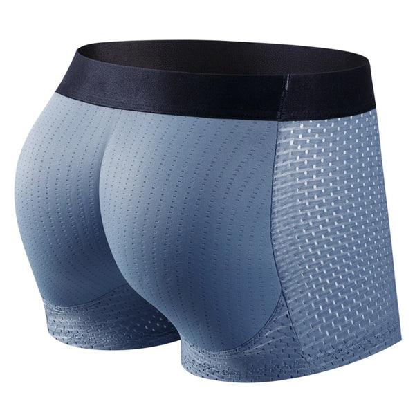 Padded Hip Lifter Boxer Briefs for Men