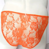 Men's Transparent Lace Briefs image 4