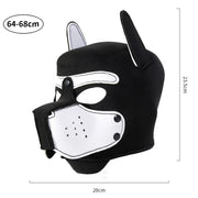Unisex Latex Full Face Puppy Hood image 17