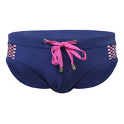 Men's Low-Rise Dot Print Swim Briefs image 6