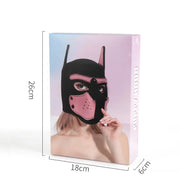 Latex Rubber Dog Mask with Collar image 18