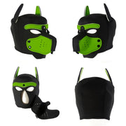 Padded Rubber Full Head Puppy Mask image 4