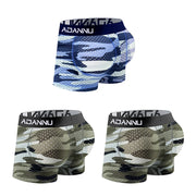 Camouflage Mesh Boxer Shorts with Cushion image 27