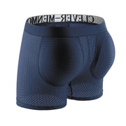 Sexy Padded Mesh Boxer Shorts image 0