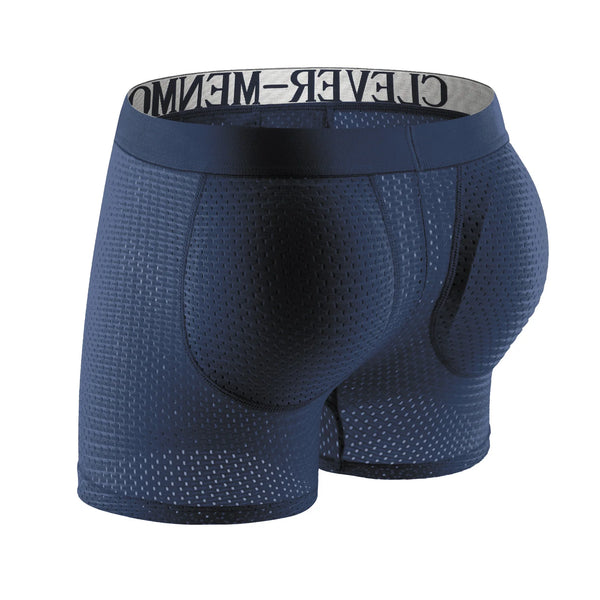 Sexy Padded Mesh Boxer Shorts