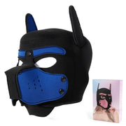 Padded Rubber Full Head Puppy Mask image 6