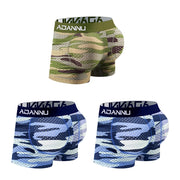 Camouflage Mesh Boxer Shorts with Cushion image 6